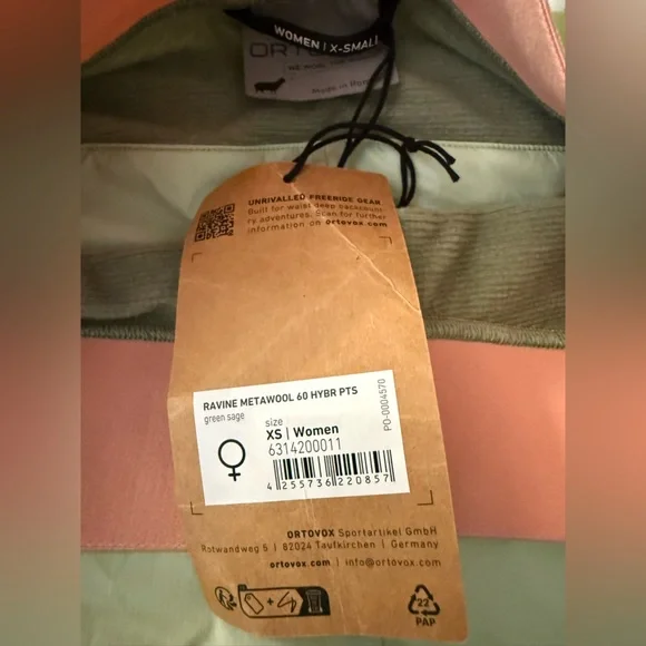 Ortovox W RAVINE METAWOOL 60 HYDR PANTS - Picture 3 of 4